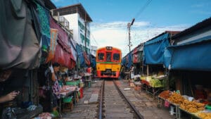 Maeklong Railway Market Thailand